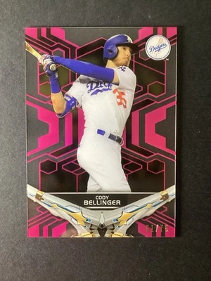 2019 Topps High Tek CODY BELLINGER #85 Pink /75 - Image 1 of 3