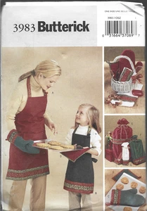 Butterick Pattern #3983-Christmas Hostess Accessories in Size OSZ-Christmas July - Picture 1 of 1