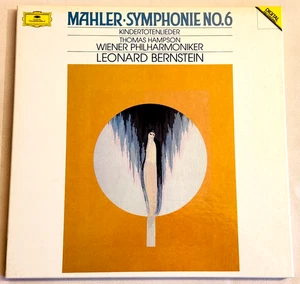 LEONARD BERNSTEIN Mahler Symphony No.6 1989 ED1 DGG DIGITAL 2LP BOX NM MINT - Picture 1 of 7