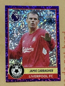 Topps 2026 Premier League Jamie Carragher Liverpool Retro Threads Card /199 - Picture 1 of 12
