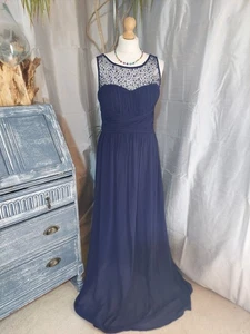 Gorgeous Little Mistress Ball Gown Size 16 Blue Classic Wedding Ascot Cruise - Picture 1 of 7