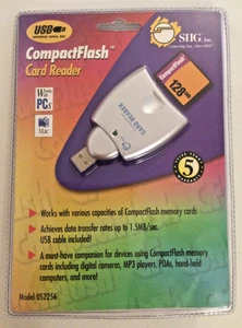Lecteur Carte USB Compact Flash 128Mo Modèle 2256 Neuf Scellé Usine - Photo 1/2
