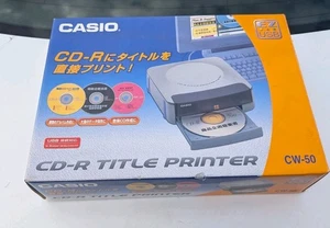 Casio Thermal Disc Title CD/DVD Label Maker Printer CW-50 Japanese Edition New - Picture 1 of 2