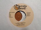 Promo Partridge 45 7 " Record / Kevin Clark / Lonely Woman / 1980 Nr Mint Vinyle