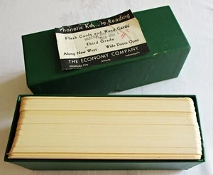 The Economy Company Phonetic Keys to Reading Flash Cards for Third Grade 1950s - Picture 1 of 8