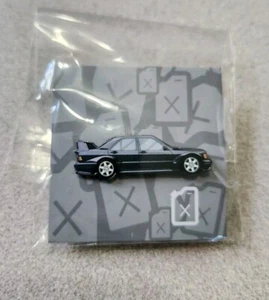 Caja de gasolina Mercedes-Benz 190 E negro coche de carreras pasador solapa botón caja de gasolina NUEVO - Imagen 1 de 3