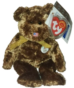 Ty Beanie Baby - CHAMPION (USA) the Bear Fifa World Cup Soccer 8" MWMT Plush Toy - Picture 1 of 7
