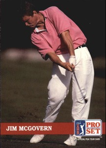 1992 Pro Set PGA Golf Trading Cards #127 Jim McGovern