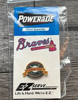 Atlanta Braves Pin Hat Lapel Pin MLB Baseball Turner Field 1996 - Image 1 of 2