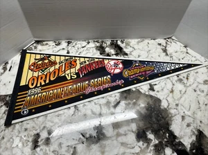 1996 New York Yankees World Series Champions Rare American League Series Pennant - Picture 1 of 3