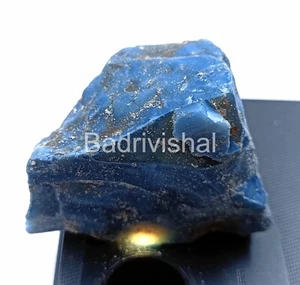 260 Ct Certified Natural Australia Sky-Blue Opal Rock Rough Loose Gemstone S - Picture 1 of 11