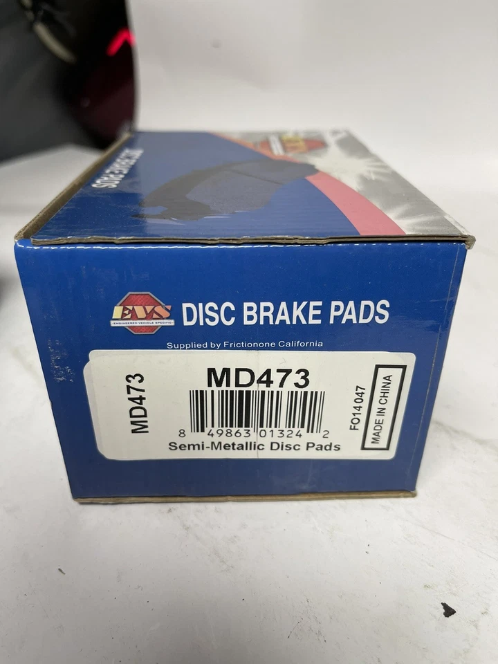 Комплект дисковых тормозных колодок передний дисковый тормоз EVS трение MD473 - Изображение 1 из 2
