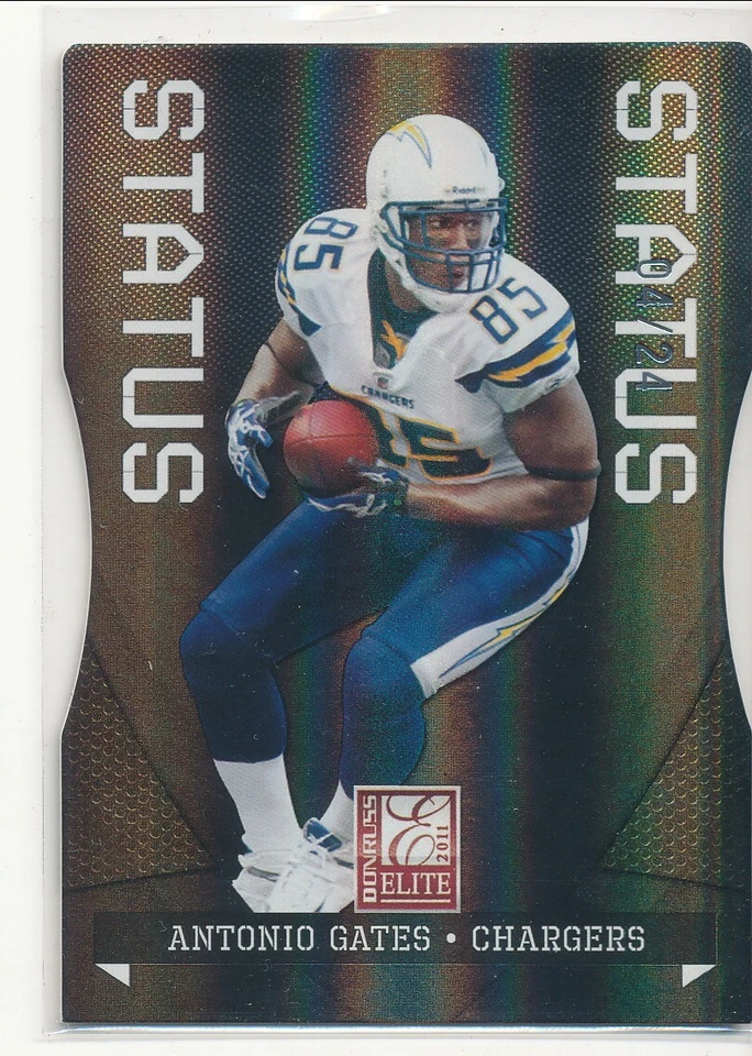 2011 Donruss Elite Antonio Gates Black Status /24 - Image 1 of 1