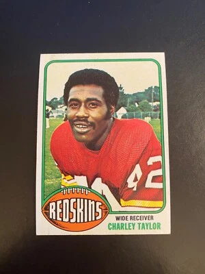 1976 TOPPS FOOTBALL #450 CHARLEY TAYLOR!! $1 SHIPPING!! - Image 1 of 2