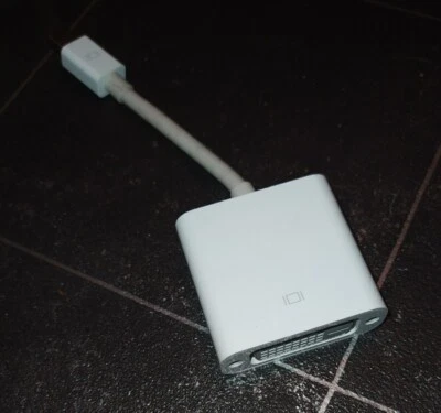 Apple Mini DisplayPort auf DVI-Adapter A1305 iMac MacBook Air Pro Retina Display - Bild 1 von 3