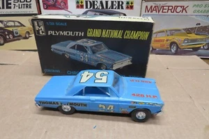 ORIGINAL 1/32 IMC 1965 PLYMOUTH FURY GRAND NATIONAL CHAMPION BUILT WITH BOX - Picture 1 of 13