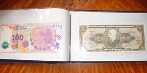 Mixed LOT of 20 Banknotes in an Album- Great Selection! - Picture 1 of 10
