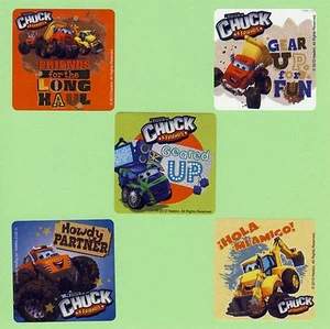 15 Chuck and Friends Trucks - große Aufkleber - Party Gastgeschenke - Belohnungen - Tonka - Bild 1 von 1