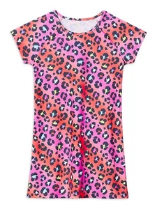 New Wonder Nation Coral Leopard Print Nightshirt Nightgown Girls many sizes - Picture 1 of 1