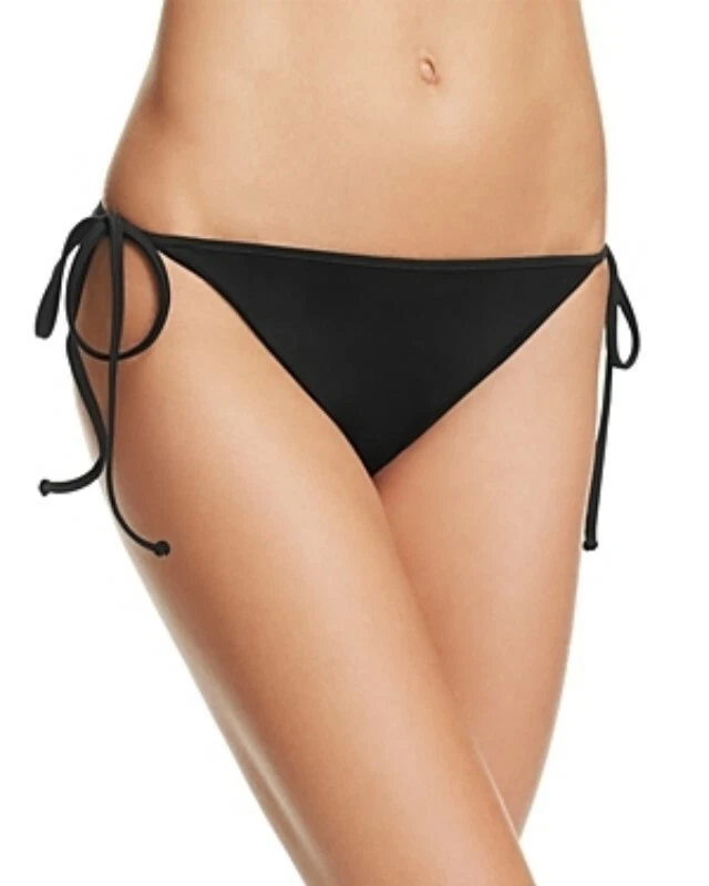 Traje de baño Milly 262492 para mujer negro liso corbata lateral tiro bajo bikini talla S Foto 1 de 2