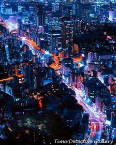 Neon Tokyo - Künstlerischer Fotodruck - Bild 1 von 1