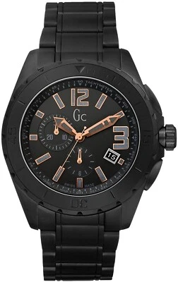 Reloj Hombre Guess Collection Negro Clásico Cronógrafo 45mm Cerámica X76009G2S Foto 1 de 2