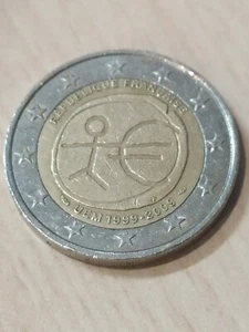 Moneda 2€ Conmemorativa UEM 1999-2009 Rf (République Française) - Imagen 1 de 2