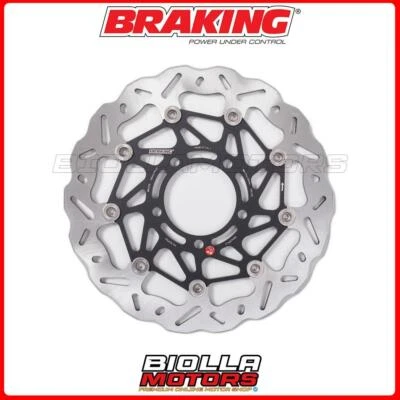 WK070L DISCO FRENO ANTERIORE SX BRAKING KAWASAKI ZX6R NINJA 600 2008 - WAVE FLOT Foto 1 de 4