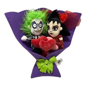 Ruz Beetlejuice und Lydia Valentine Stofftier Plüsch Blumenstrauß Geschenk Sammlerstück 12 Zoll - Bild 1 von 9