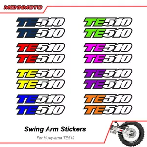 For Husqvarna TE510 1984-2010 Accessories Swing Arm Decal Sticker Graphics Kit - Foto 1 di 18