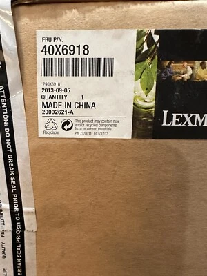 Lexmark 40X6918 Lexmark Operator Panel Lcd Screen X654 X656 With Hinges NEW - Image 1 of 4