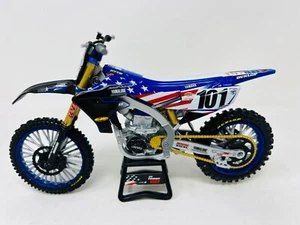 New Ray 1:12 Eli Tomac #101 MXoN Yamaha YZF 450 Die Cast Toy Model Blue Moto X - Picture 1 of 3