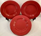 Lot Of 3 Retired Target Home SANGRIA RED American Simplicity 11.5” Dinner Plate