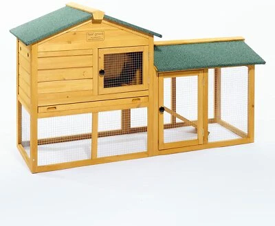 RABBIT HUTCH GUINEA PIG HUTCHES RUN RUNS LARGE 2 TIER DOUBLE DECKER FERRET CAGE