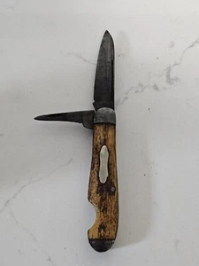 Vintage Pocket Knife 2 Blade H.B. Boker & Company Improved Cutlery Tree Brand - Picture 1 of 20