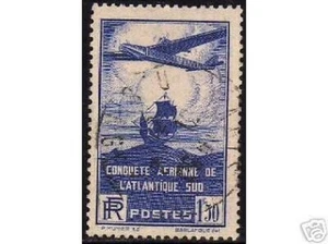 Frankreich 1936 Y&t 320 „Atlantik - Sud“ Abgestämpelt TB - Picture 1 of 1