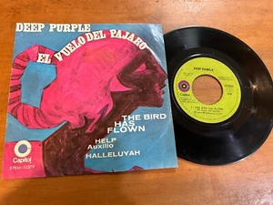 DEEP PURPLE The Bird Has Flown +2 1970 MEXICO 7" EP Psych Ritchie Blackmore - Picture 1 of 5