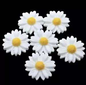 Miniatur Fee Garten 1 Zoll weiße Gänseblümchen Trittsteine - Set/6 - 3 kaufen Sparen Sie 5 $ - Bild 1 von 1