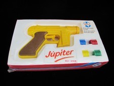 Vintage Yellow Jupiter Space Gun Ray Pistol With Original Box Made By Colbel