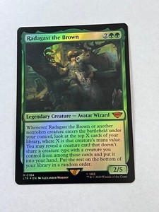 FOIL RADAGAST THE BROWN The Lord Of The Rings Magic MTG CARD