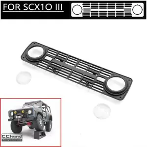 Grill Lamp Lens with Screws for 1:10 Scale RC Crawler Car SCX10 III Truck Model - Picture 1 of 4