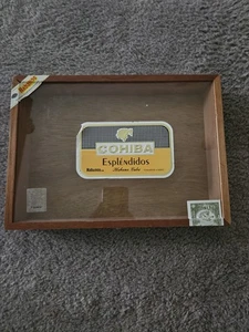 COHIBA ESPLENDIDOS 10 x 8 EMPTY WOOD CIGAR BOX - Picture 1 of 4