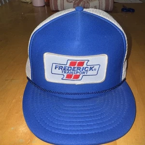 Vintage Fredrick Transport Trucking SnapBack Otto Trucker Hat - Picture 1 of 8