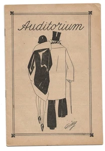 Baltimore MD - 1927 THE AUDITORIUM Theatre Program Playbill - The Vagabond King - Picture 1 of 3