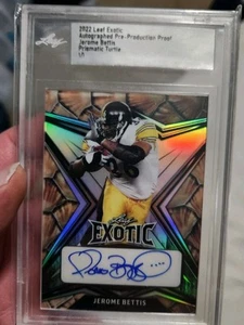 Jerome Bettis 1/1 Auto Steelers - Picture 1 of 2