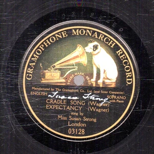 15g1. Susan Strong - Cradle Song & Expectancy (Wagner) - Gramophone 03128 - Imagen 1 de 1