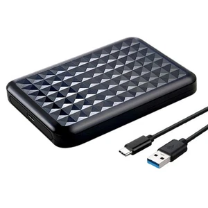 Boîtier de disque dur USB3.0, 2,5--Boitier de disque dur SSD SATA port série9856 - Photo 1/6