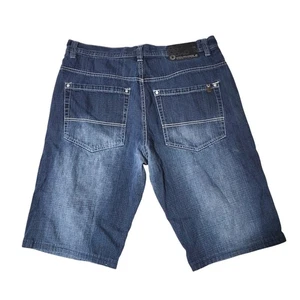 Vintage Southpole Denim Jean Shorts Mens Size 38 Blue Y2K Skater Baggy Grunge - Picture 1 of 10