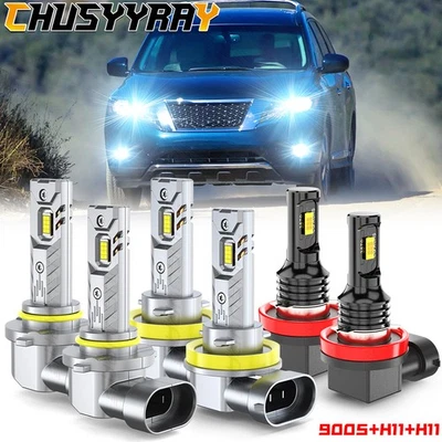 For Nissan Pathfinder Sport Utility 4-Door 3.5L 2013-2016LED Headlight Fog Light - Image 1 of 4