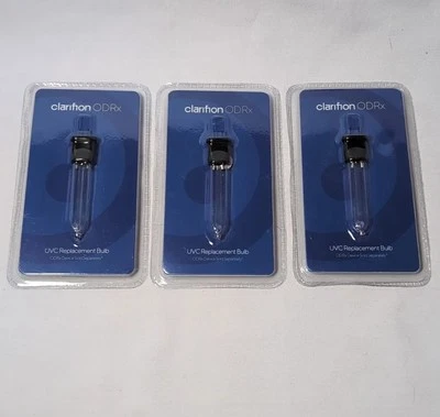 Lot Of 3 Clarifion ODRx Replacement UVC Light Bulb for Home Light Sanitizer